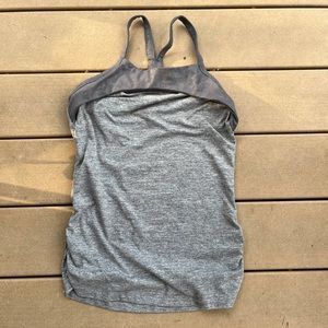 Manduka yoga top with bra